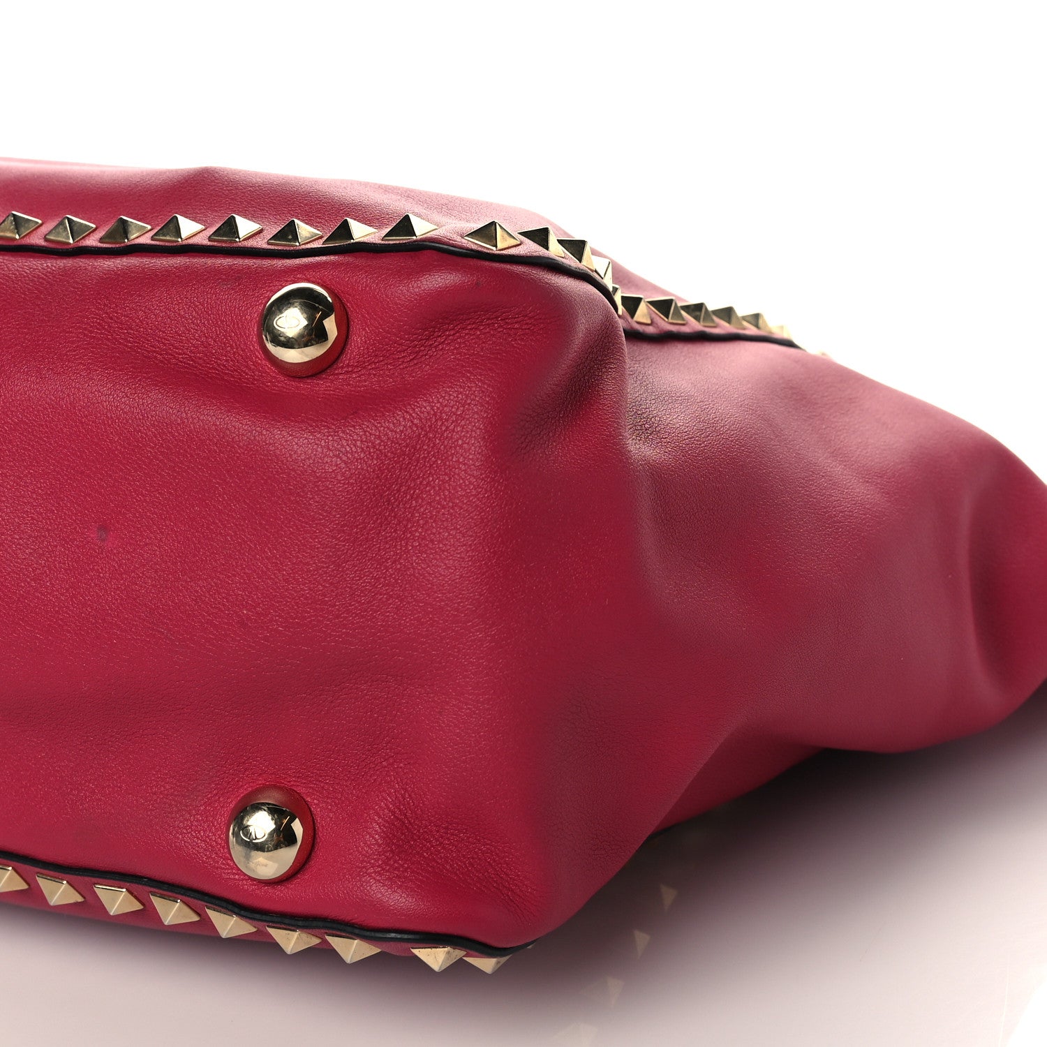 Valentino Garavani Vitello Medium Rockstud Tote Cyclamin 8 of 9