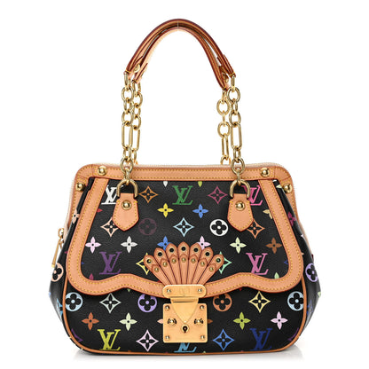 Louis Vuitton Monogram Multicolor Gracie MM Black 1 of 9