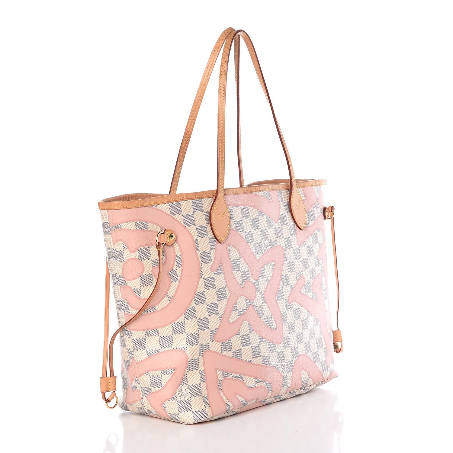 Louis Vuitton Damier Azur Tahitienne Neverfull MM 3 of 8