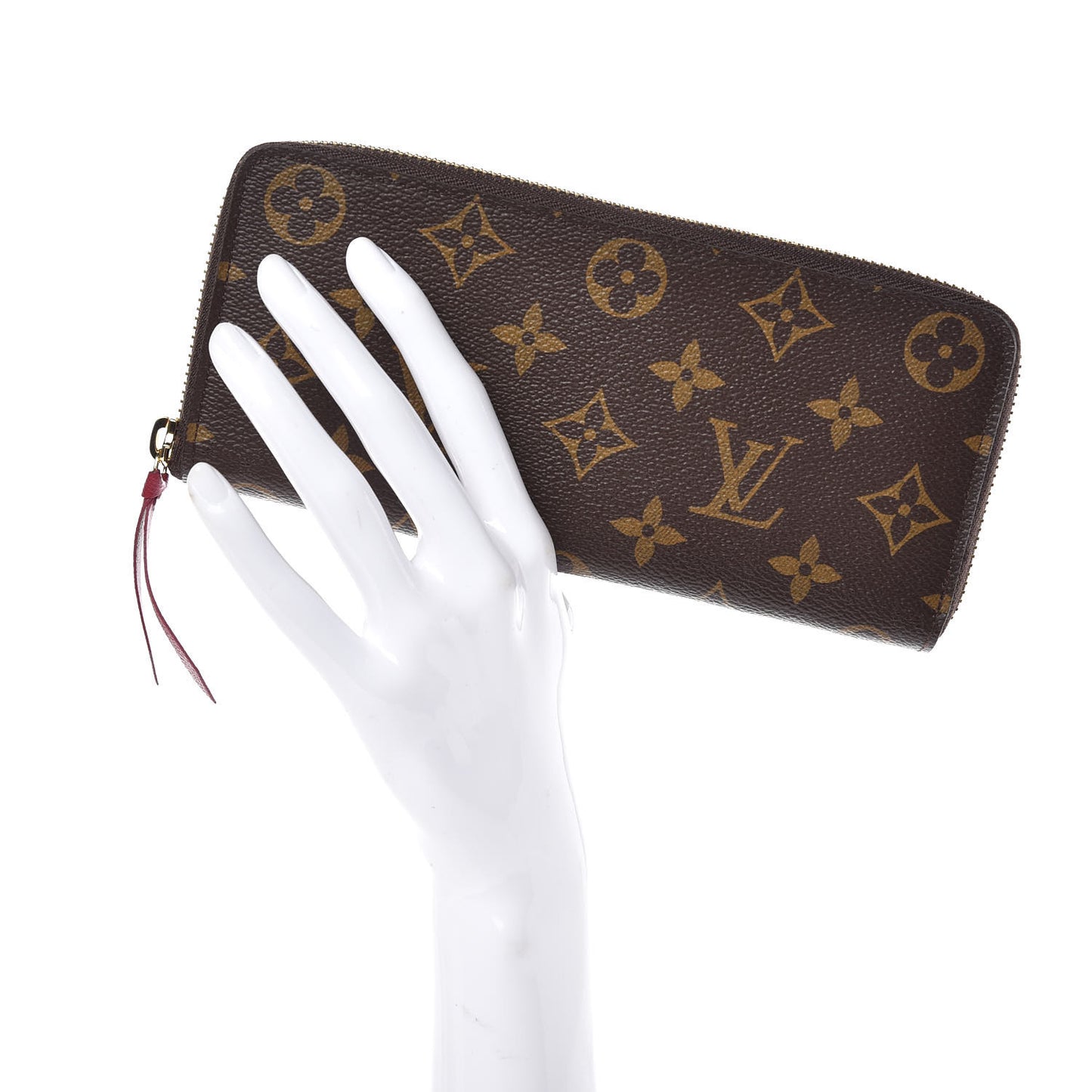 Monogram Clemence Wallet Fuchsia