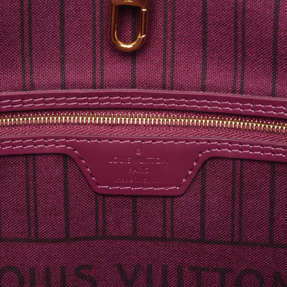 Louis Vuitton Monogram Totem Neverfull MM Magenta 6 of 7