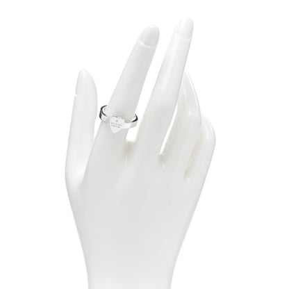 Gucci Sterling Silver Trademark Heart Ring 57 8 2 of 5