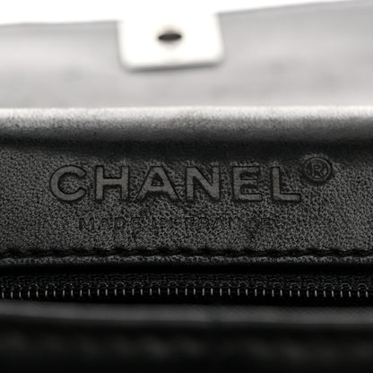Chanel Lambskin Chocolate Bar Quilted Lambskin 4 Chain Flap Black 6 of 10