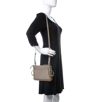 Chloe Calfskin Suede Small Roy Bag Motty Grey 2 of 10