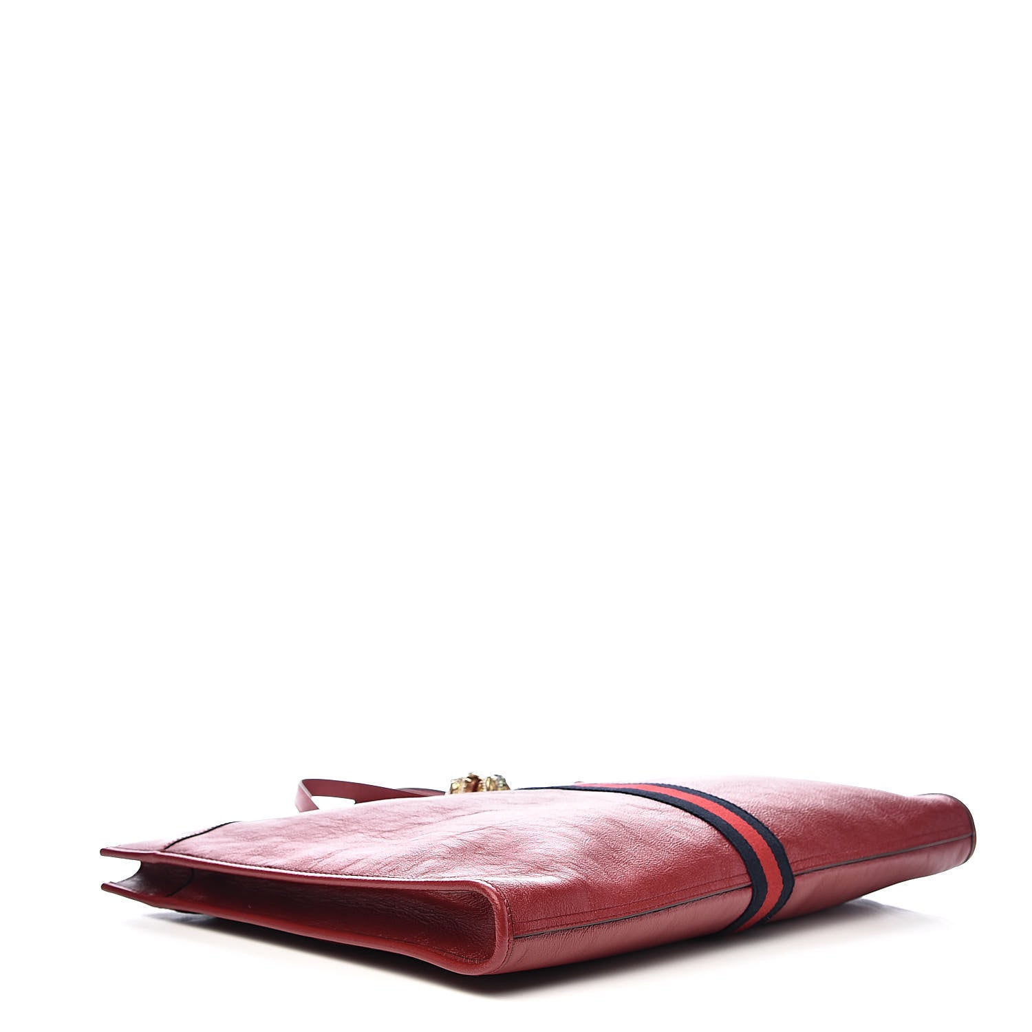 Gucci Calfskin Large Rajah Chain Tote Romantic Cherry 5 of 14