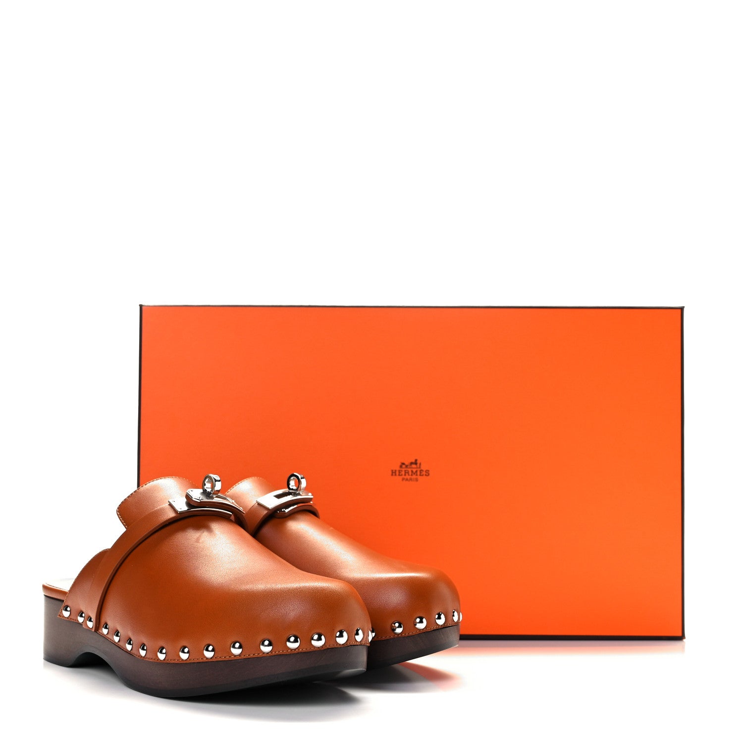 Hermes Heritage Calfskin Carlotta Mules 36 Naturel 8 of 8
