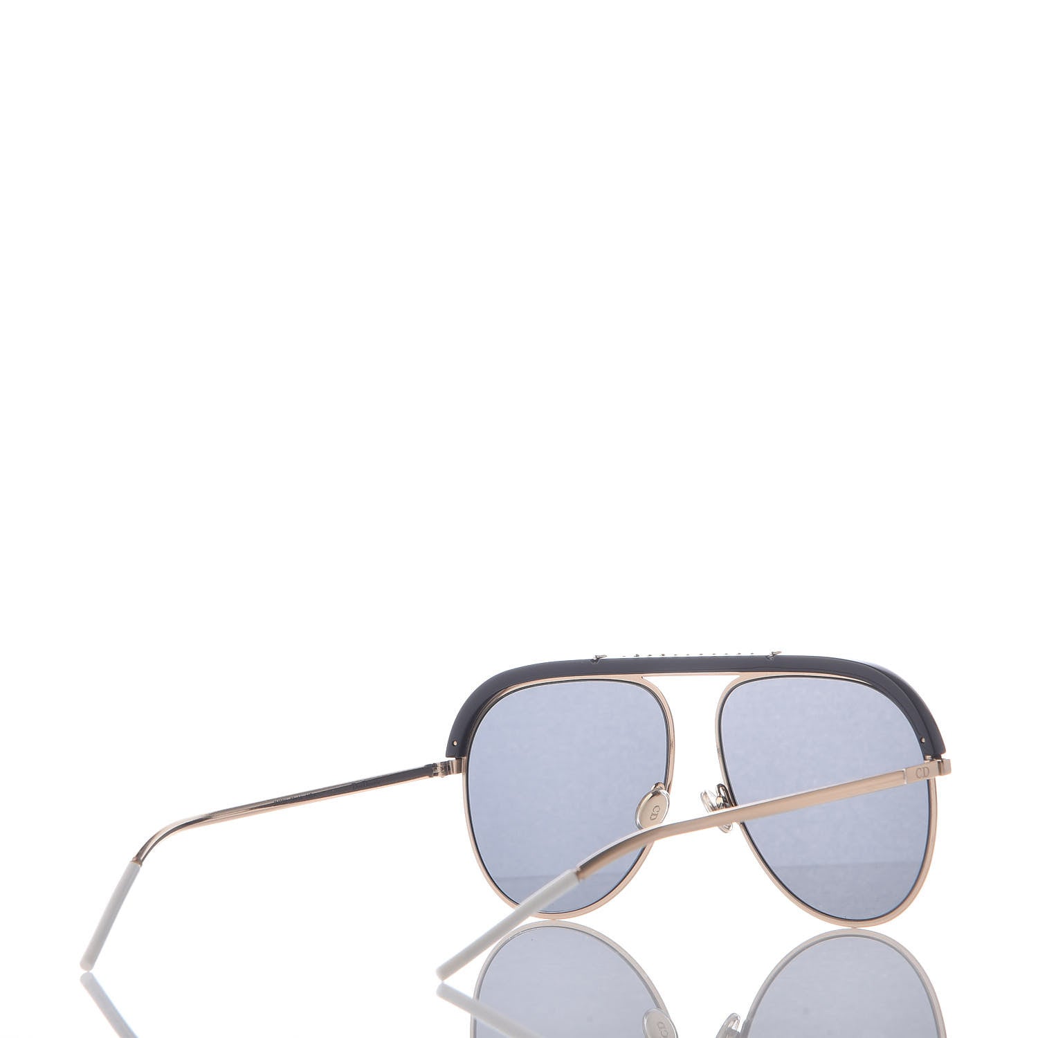 Christian Dior Desertic Aviator Sunglasses Gold 3 of 8