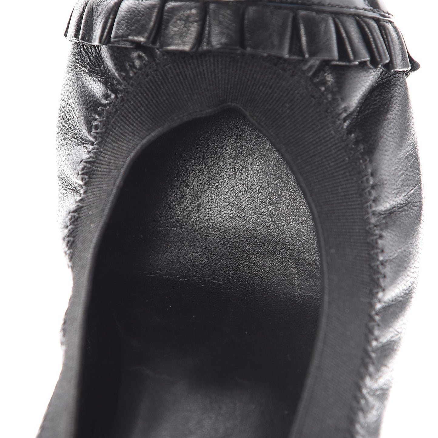 Lambskin Patent CC Elastic Pumps 36.5 Black