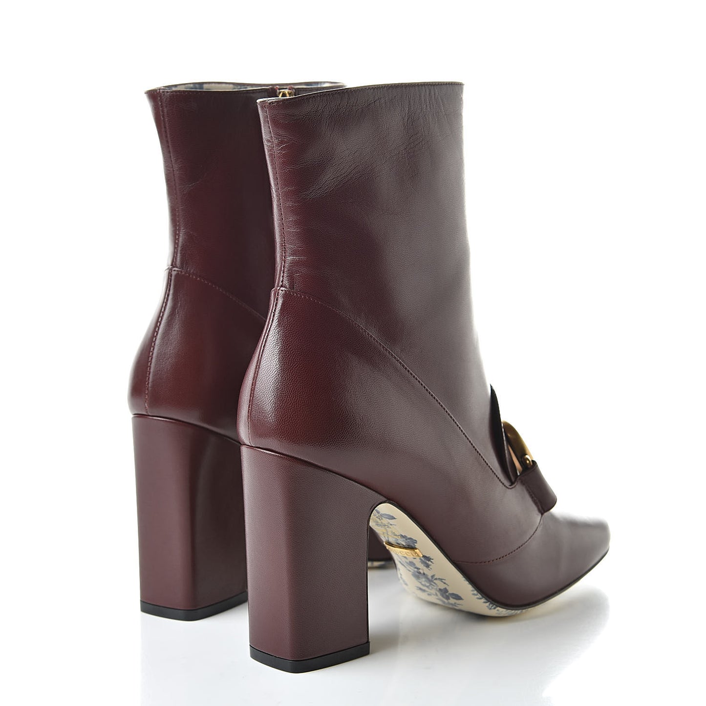 Malaga Kid GG Victoire 95mm Ankle Boots 37 Vintage Bordeaux