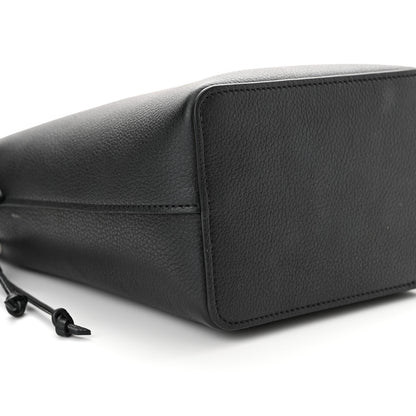 Louis Vuitton Calfskin Nano Lockme Bucket Black 7 of 8