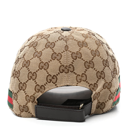 Gucci Monogram Web Baseball Hat M Beige Cocoa 6 of 9
