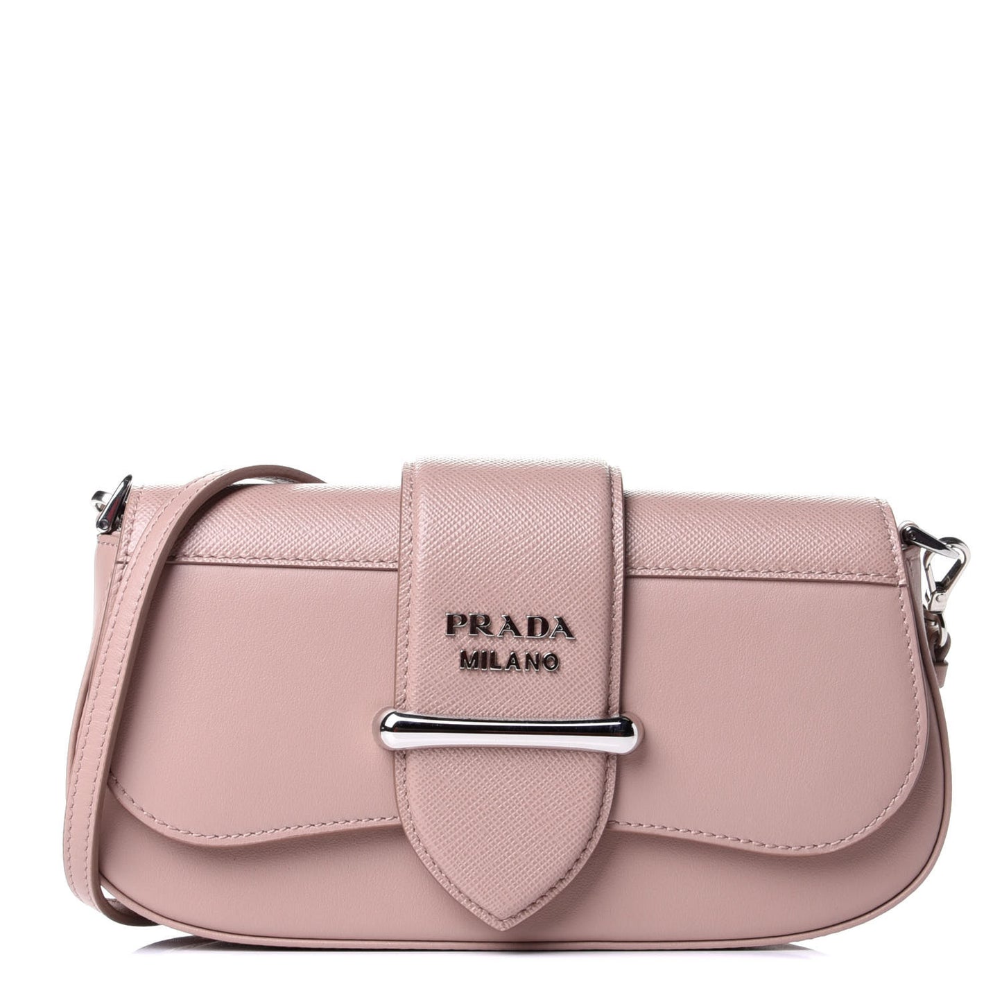 City Calfskin Saffiano Mini Sidonie Shoulder Bag Cipria