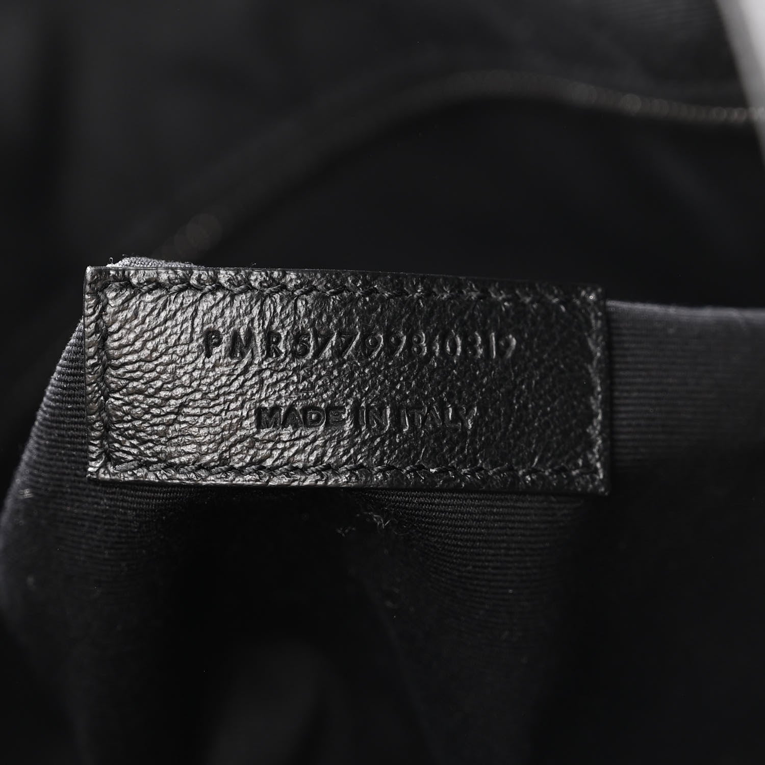 Saint Laurent Crinkled Calfskin Matelasse Monogram Niki Shoulder Bag Black 7 of 10