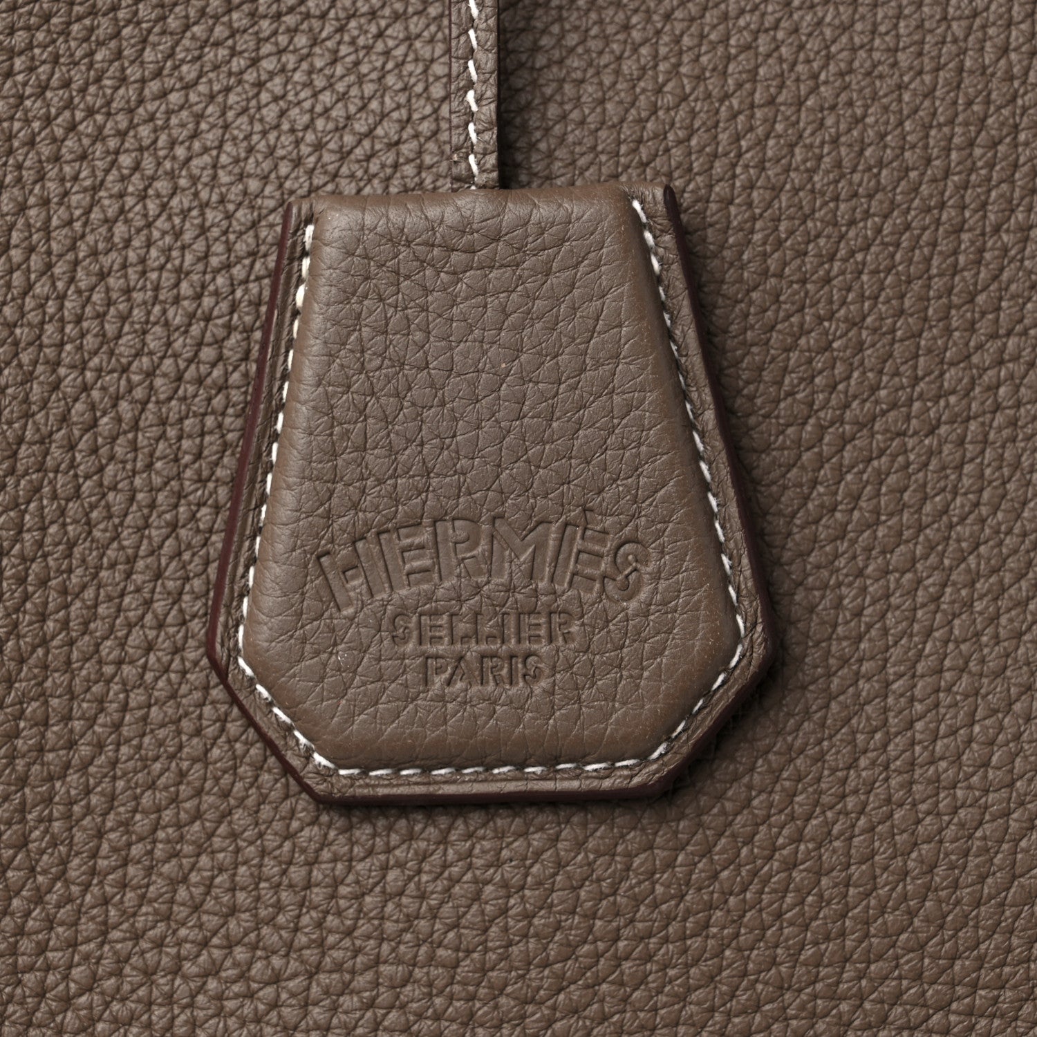 Hermes Taurillon Clemence SilkyCity 33 Etoupe 6 of 8