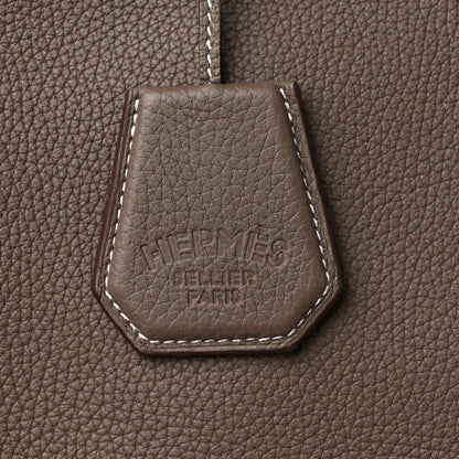 Hermes Taurillon Clemence SilkyCity 33 Etoupe 6 of 8