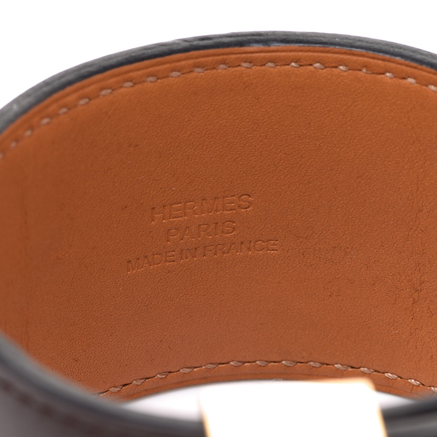 Hermes Box Collier De Chien CDC Bracelet L Chocolate 4 of 6