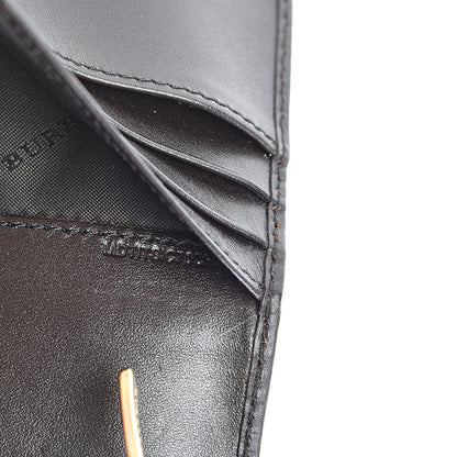 Burberry Haymarket Check Penrose Continental Wallet Chocolate 7 of 15