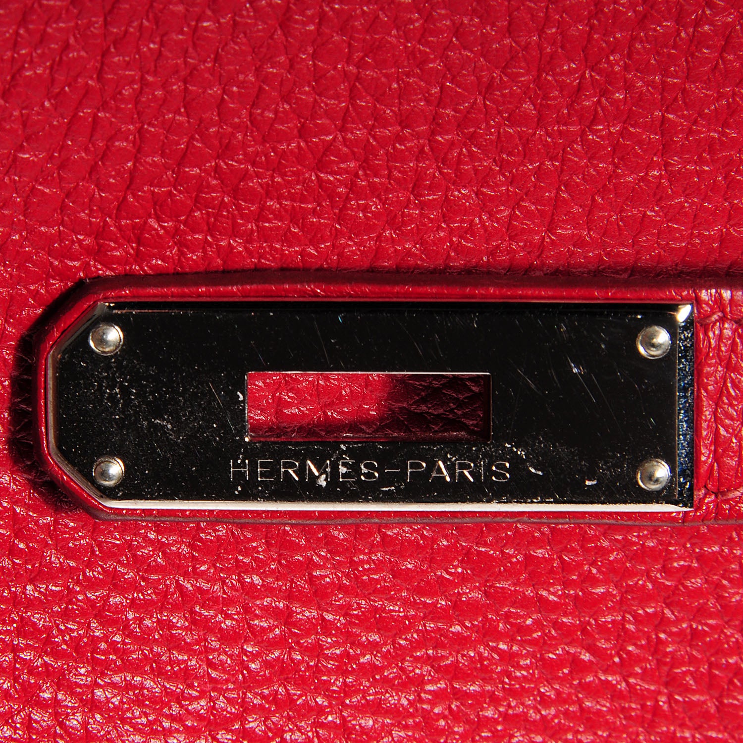 Hermes Taurillon Clemence Kelly Retourne 32 Rouge Garance 17 of 25