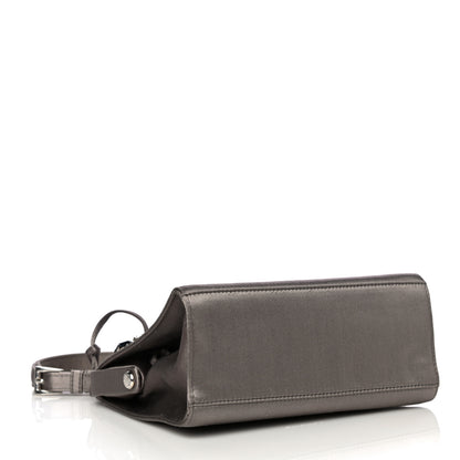 Prada Satin Embellished Framed Bag Fumo 4 of 15