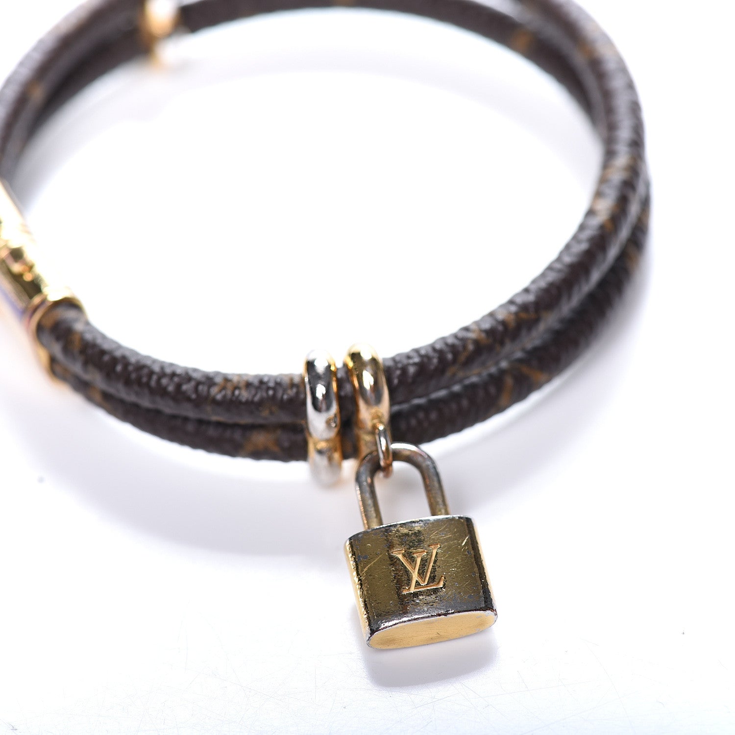 Louis Vuitton Monogram Keep It Twice Bracelet 19 3 of 5