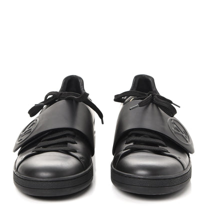 Louis Vuitton Calfskin Frontrow Sneakers 39 Black 2 of 10