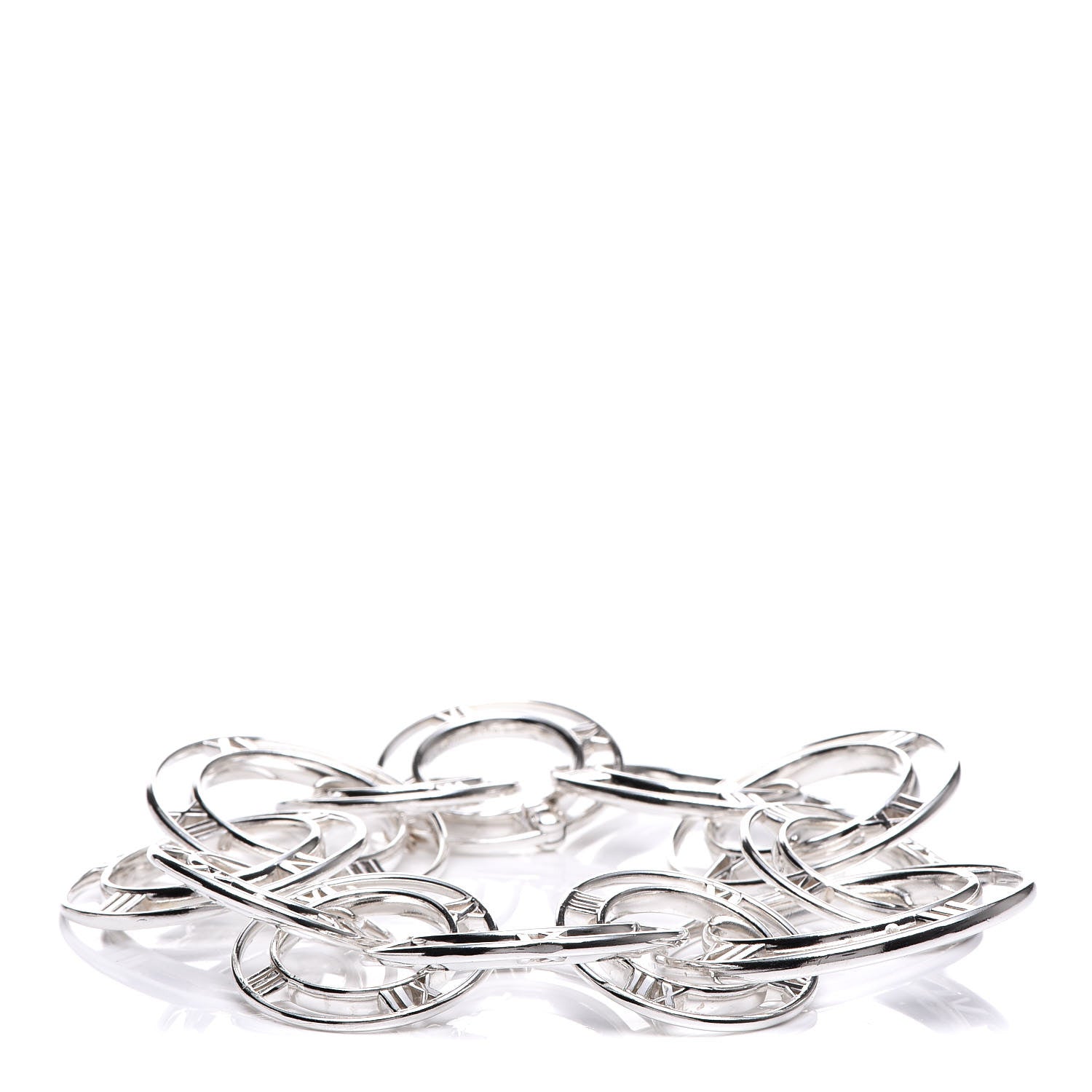 Tiffany Sterling Silver Atlas Link Bracelet 1 of 5