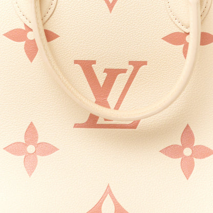 Louis Vuitton Empreinte Monogram Giant Onthego MM Creme Rose Trianon 7 of 9