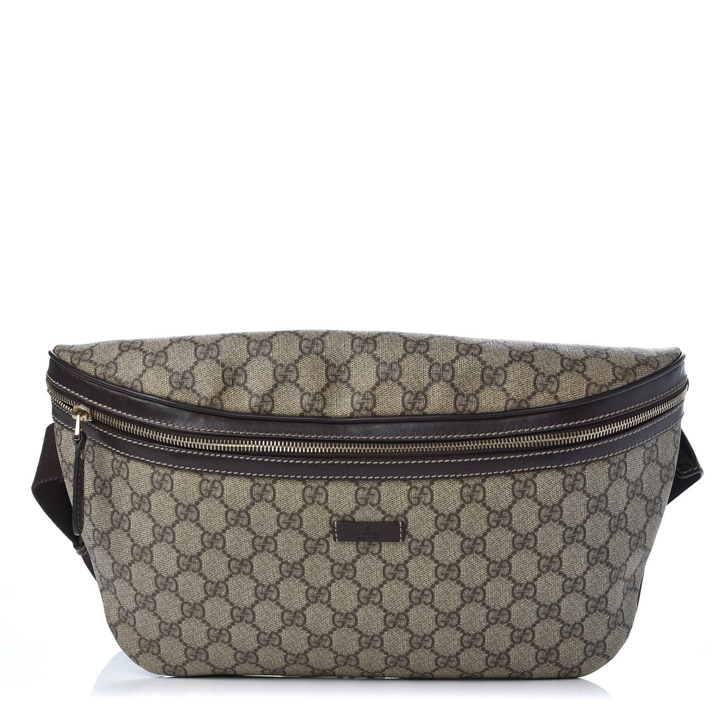 GG Plus Monogram Belt Bag Dark Brown