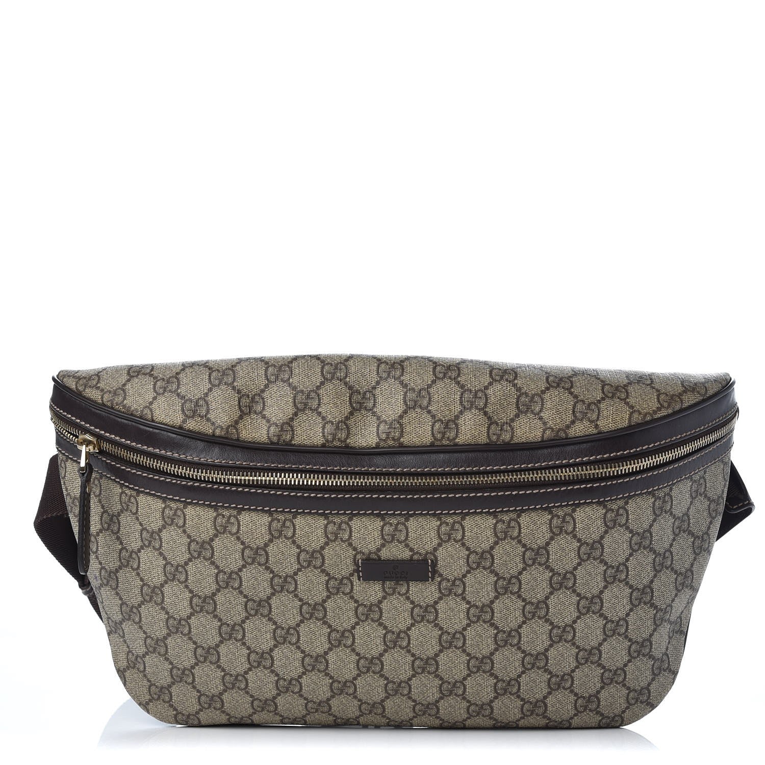 Gucci GG Plus Monogram Belt Bag Dark Brown 1 of 8
