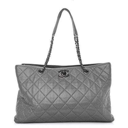 Chanel Metallic Caviar Large Be Caviar Tote Grey 1 of 11