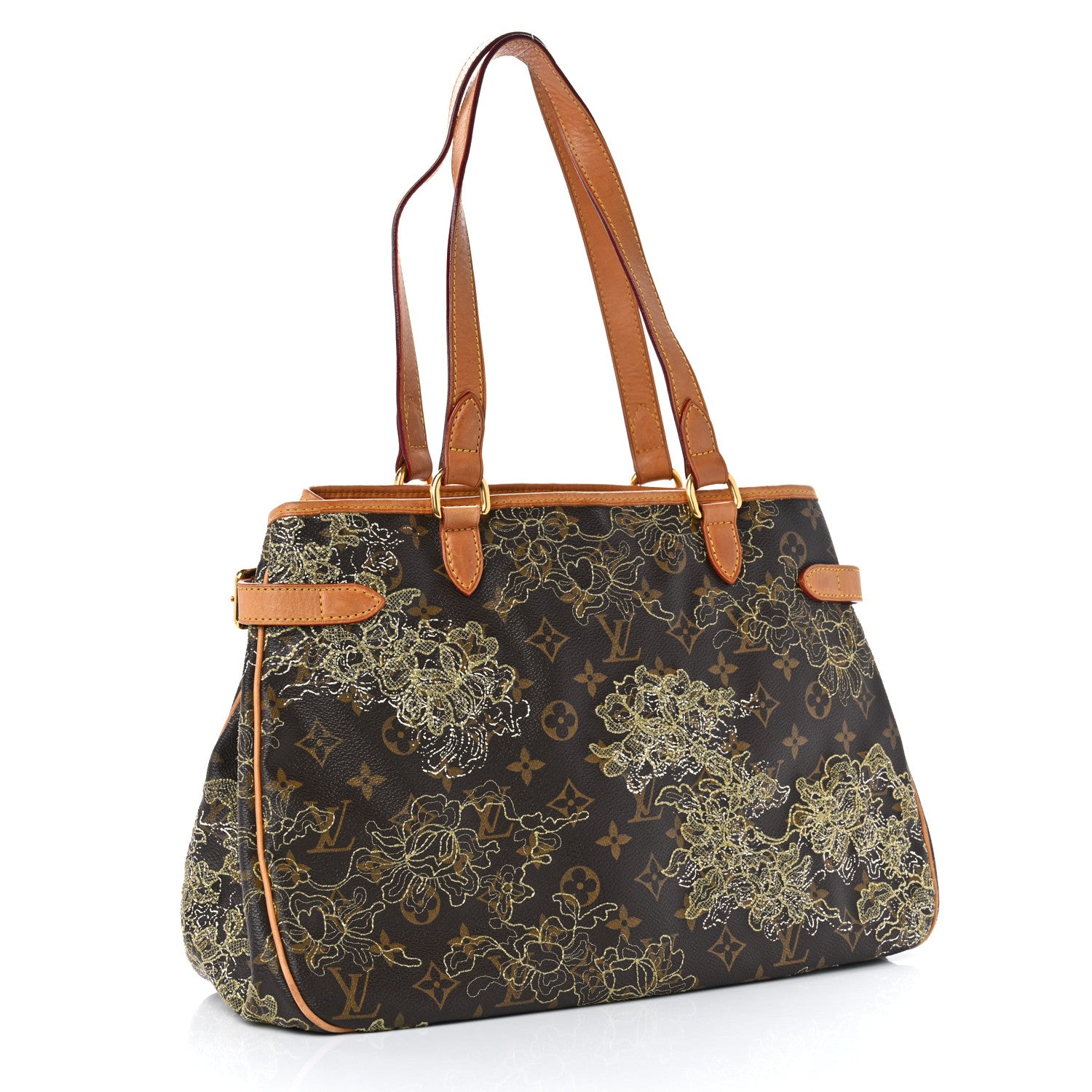 Louis Vuitton Monogram Dentelle Batignolles Horizontal Gold 3 of 13