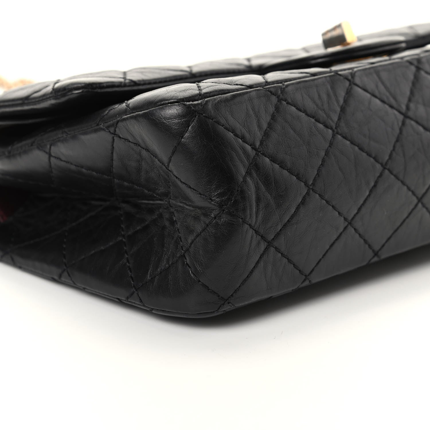 Chanel Aged Calfskin Quilted 2.55 Reissue 225 Flap Black 6 of 9