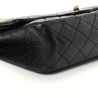 Chanel Aged Calfskin Quilted 2.55 Reissue 225 Flap Black 6 of 9