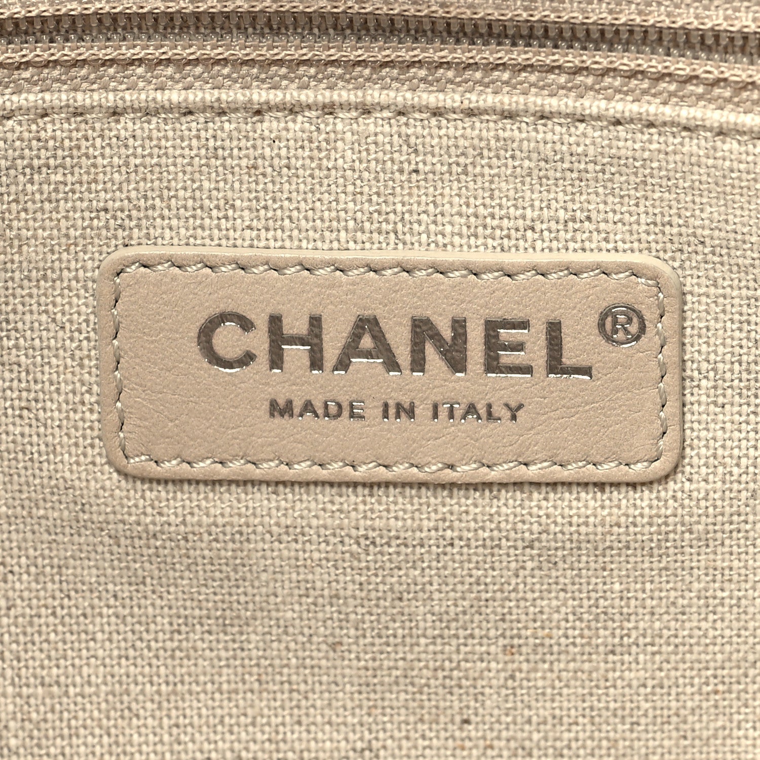 Chanel Mixed Fibers Small Deauville Tote Beige 8 of 13