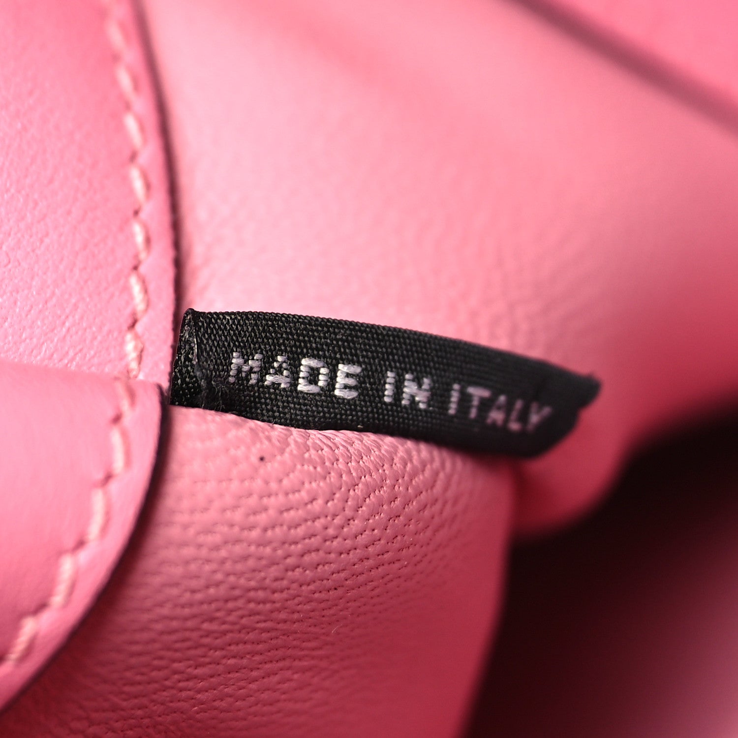 Miu Miu Lambskin Logo Wristlet Pouch Pink 7 of 8