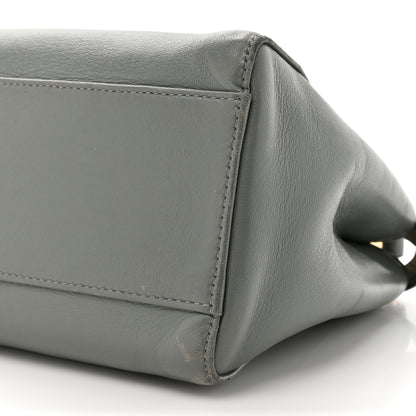 Fendi Nappa Mini Peekaboo Iconic Satchel Fumo 9 of 19