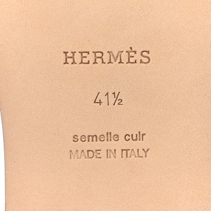 Hermes Epsom Oran Sandals 41.5 Rouge Azalee 6 of 10