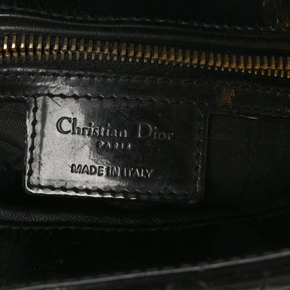 Christian Dior Patent Cannage Large Lady Dior Black 6 of 11