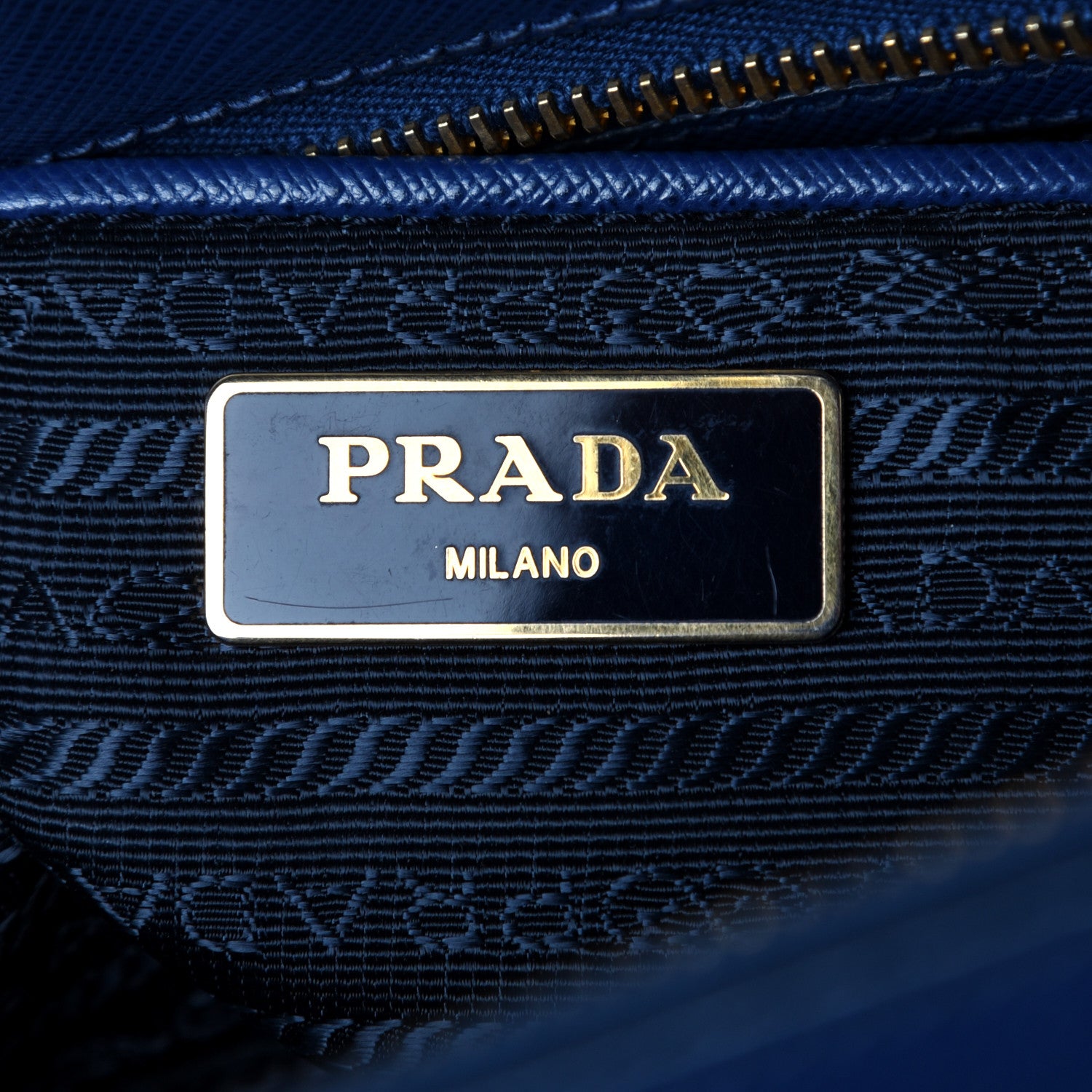 Prada Saffiano Large Galleria Double Zip Tote Bluette 6 of 14