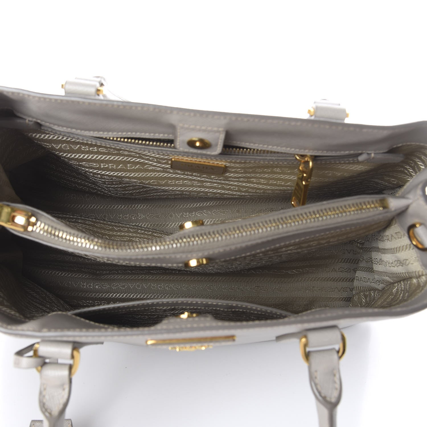 Prada Saffiano Lux Medium Tote Pomice 4 of 7