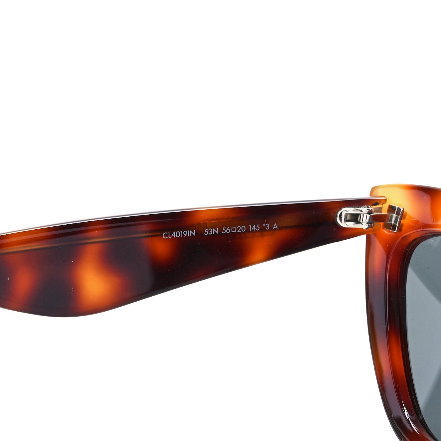 Celine Acetate Cat Eye Sunglasses CL4019IN Tortoise 5 of 7