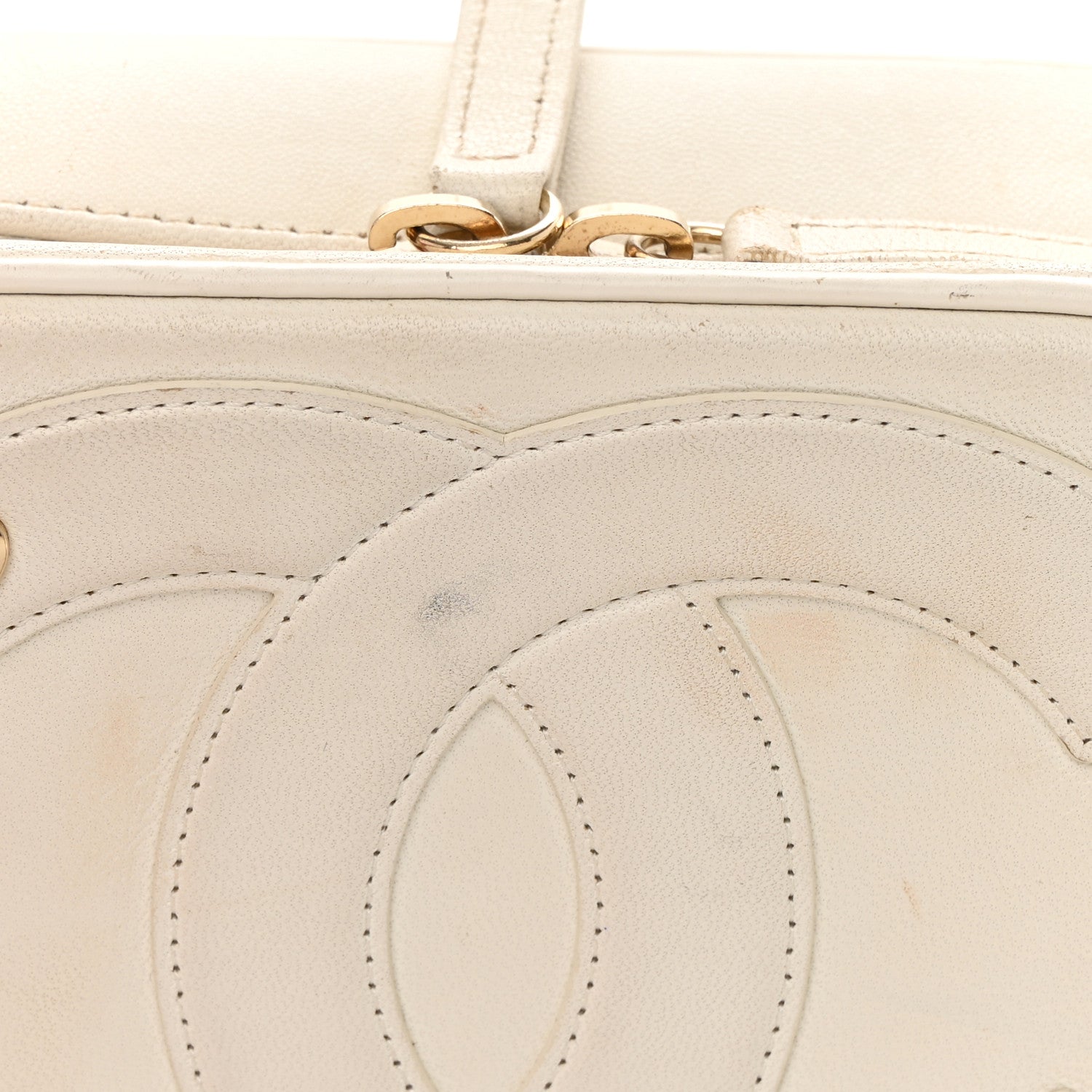 Chanel Lambskin CC Mania Camera Case White 12 of 15