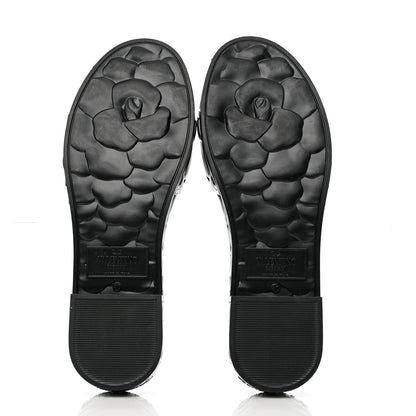 Valentino Garavani Rubber Atelier 03 Rose Edition 25/40mm Platform Slide Sandals 40 Black 11 of 12