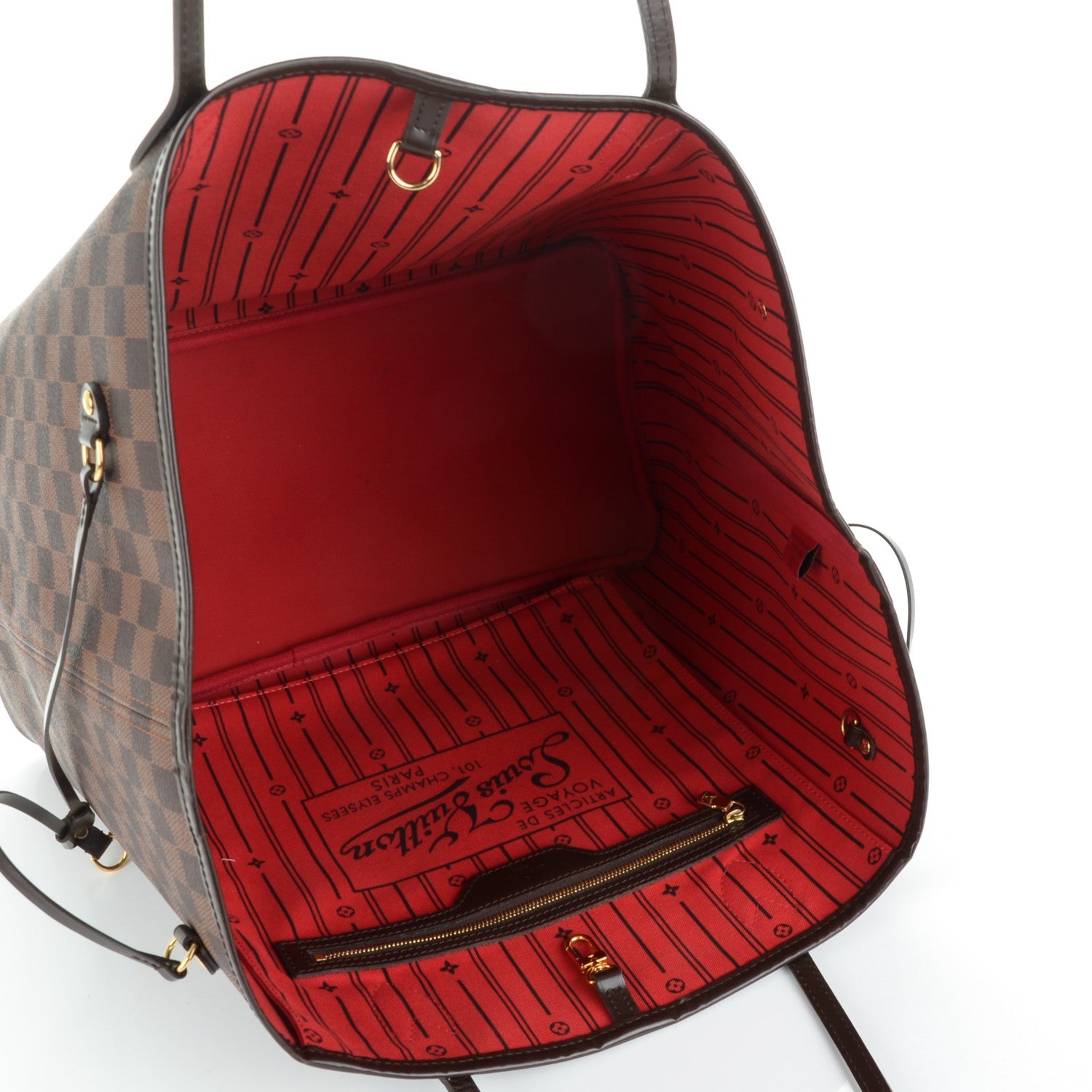 Louis Vuitton Damier Ebene Neverfull GM 5 of 9
