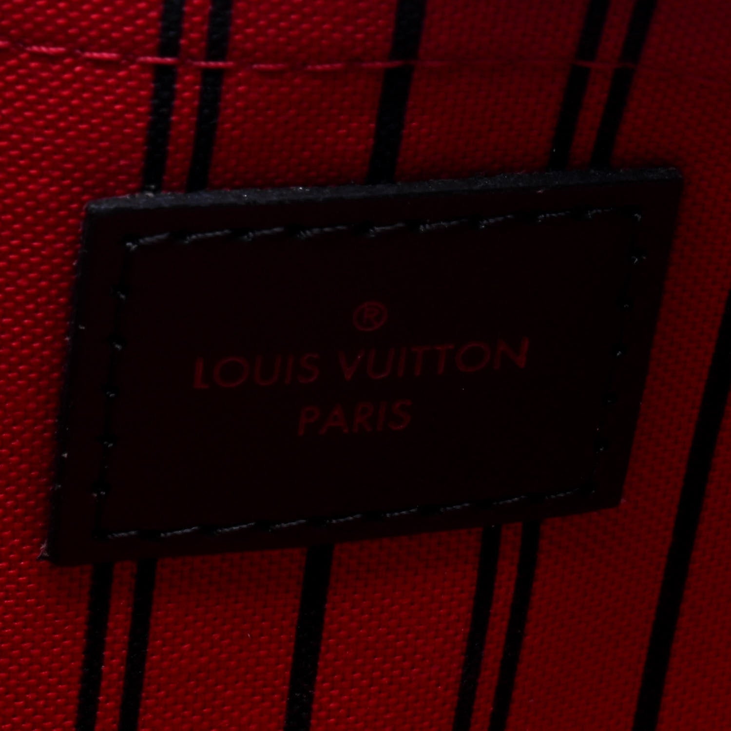 Louis Vuitton Damier Ebene Neverfull MM GM Pochette 4 of 5