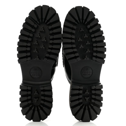 Gucci Cordovan Lux Womens Horsebit Platform Mules 38 Black 5 of 10