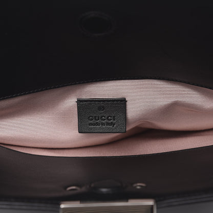 Gucci Lambskin Medium Linea Matisse Top Handle Bag Black 7 of 12