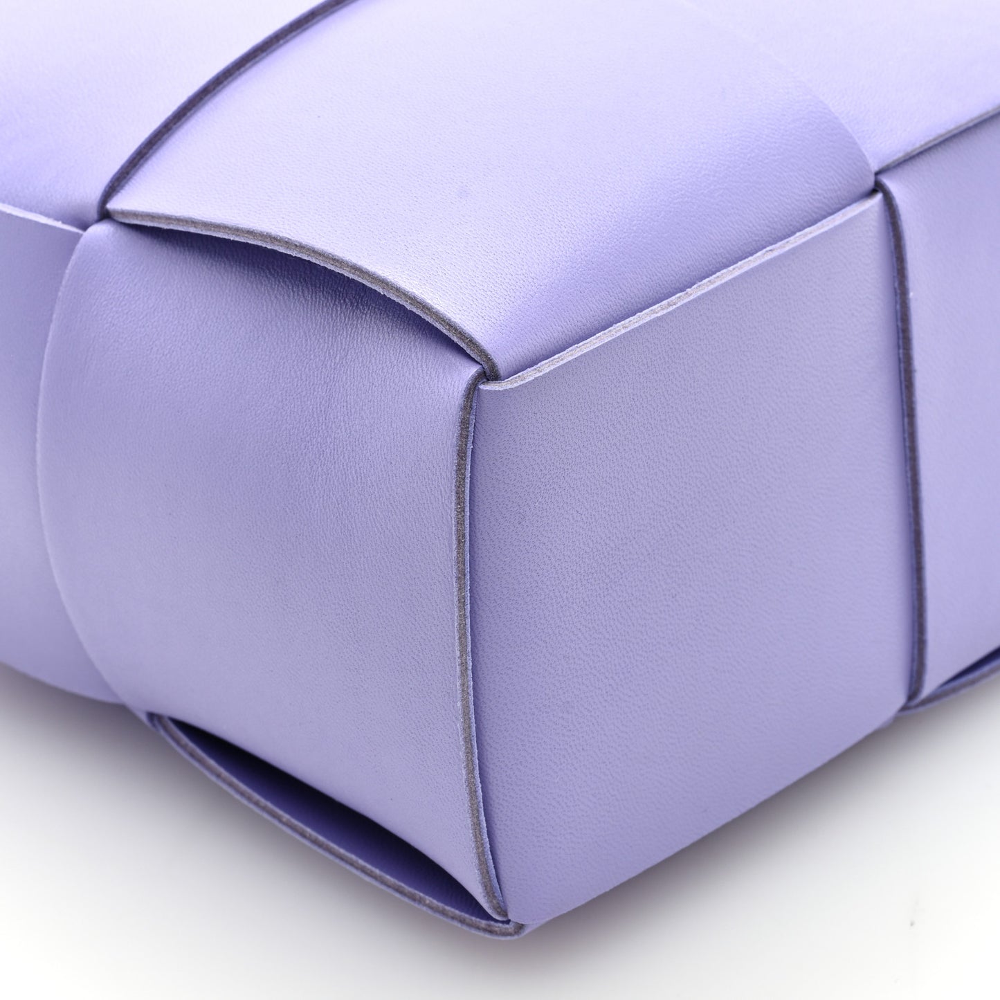 Nappa Maxi Intreccio Mini Arco Tote Wisteria