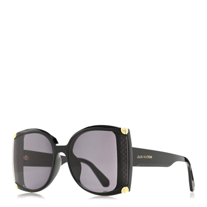 Louis Vuitton Acetate Nylon In The Mood For Love Sunglasses Z1294E Black 1 of 7