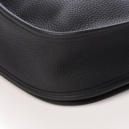 Hermes Taurillon Clemence Evelyne III PM Black 10 of 11